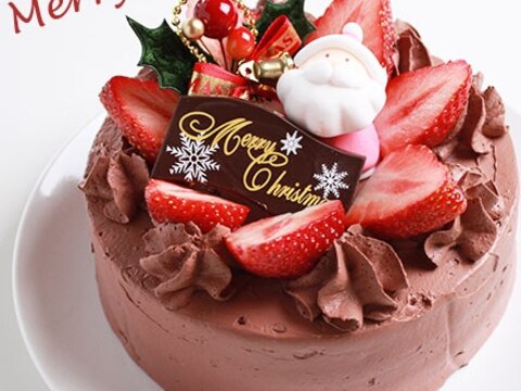 楽しくデコレーション チョコレートxmasケーキ レシピ 作り方 By 楽天出店店舗 横浜チョコレートのバニラビーンズ 楽天レシピ